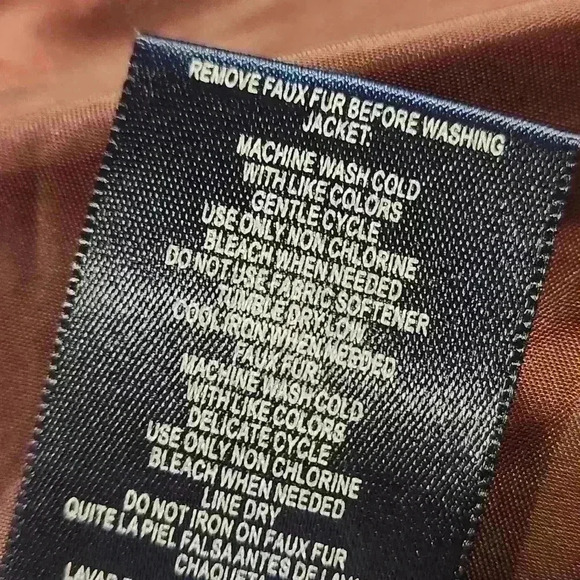 Tommy Hilfiger Faux-Fur-Trim Hooded Chevron Black Puffer Coat Size XS $245 - Picture 9 of 13